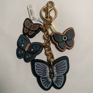 Coach Butterfly Cluster Bag Charm